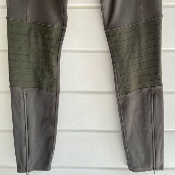Athleta Trailsetter Ponte Motion Pants Travel Pants In Olive Size 8 - Picture 9 of 13